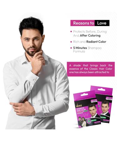 Shampoo Hair Color Black 25ml - Long-Lasting Vibrant Shades for All Hair Types | Buy Internationally - Buy Online on SooperMarket.com