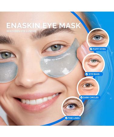 Enaskin Naturals 24K Gold Under Eye Patches for Puffy Eyes & Dark Circles - Under Eye Treatment for Women and Men - Reduce Wrinkles and Eye Bags (Blue) - Buy Online on SooperMarket.com