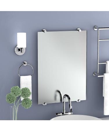 Modern Square Base Tissue Holder Stand - 21.25 inches - Chrome Finish - Buy Online on SooperMarket.com