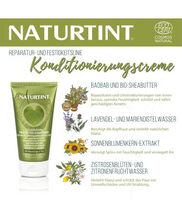 Natural Tint Repair & Shine Care Cream | 99% Natural Ingredients | Strength & Easy Comb for Healthy Hair - 150ml - Buy Online on SooperMarket.com