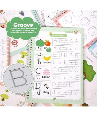 Magic Ink CopyBooks for Kids - Reusable Handwriting Workbooks | 13-Piece Set for Preschools - Improve Writing Skills - Buy Online on SooperMarket.com