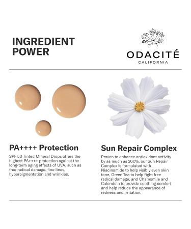 SPF 50 Flex-Perfecting Tinted Mineral Drops Sunscreen - Shade 02 1 Fl Oz (Pack of 1) - Broad Spectrum UV Protection for All Skin Types - Buy Online on SooperMarket.com
