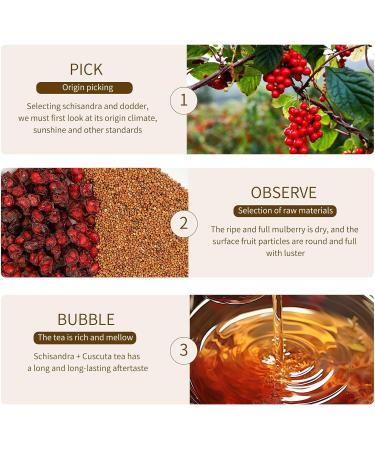 Five Flavors Goji Berry Tea 50 Bags/Box Four Famous Five Flavors Wolfberry Tea Schisandra Dodder Tea (1PC) - Buy Online on SooperMarket.com