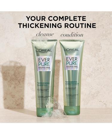 L'Oreal Paris EverStrong Thickening Shampoo and Conditioner Kit with Rosemary - 8.5 Fl Oz each - Buy Online on SooperMarket.com