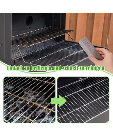 Premium Bimsstein Cleaner Kit - 2 Pumice Stones for Grill Oven & Kitchen - Efficient Brooding Block Cleaning - Buy Online on SooperMarket.com