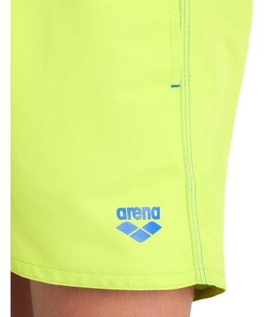 ARENA Boys' Beach Boxer Solid R Swim Trunks 164 | Soft Green-Neon Blue | International Shipping Available - Buy Online on SooperMarket.com