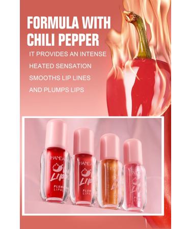 Intense Heat Plumping Lip Gloss with Chili Extract | Juicy & Full Lips | 30% Plumper Look | Glossy Shine | Mirror Finish  - Buy Online on SooperMarket.com