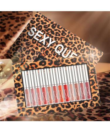 12 Colors Matte Ink Lipstick Set - Moisturizing Multi-Color Durable Matte Lipstick for Ultimate Lip Care - Buy Online on SooperMarket.com