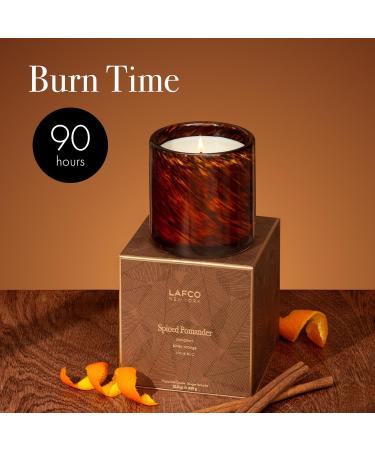LAFCO New York Spiced Pomander Holiday Candle 2024 | 15.5 oz 90-Hour Burn Reusable Hand Blown Glass | Made in USA - International Shipping Available - Buy Online on SooperMarket.com