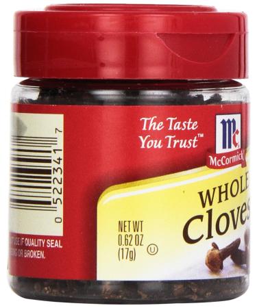 McCormick Whole Cloves 0.62 oz - Premium Quality Spices for Cooking & Baking - Buy Online on SooperMarket.com
