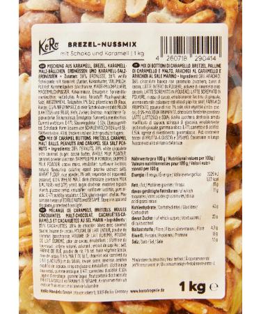 KoRo Pretzel-Nut Mix with Chocolate & Caramel 1kg - Sweet & Salty Snack for International Shipping - Buy Online on SooperMarket.com