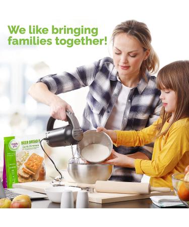 Molly & You Garlic Parmesan Beer Bread Mix - Gourmet Artisan Kit, No Machine Needed - Buy Online on SooperMarket.com