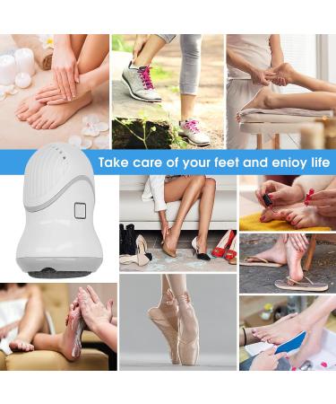 Rechargeable Foot File Portable Electronic Foot File Pedicure Tools Electric Feet Callus Remover Rechargeable Automatic Foot File Pedicure Tool for Dead Skin - Buy Online on SooperMarket.com
