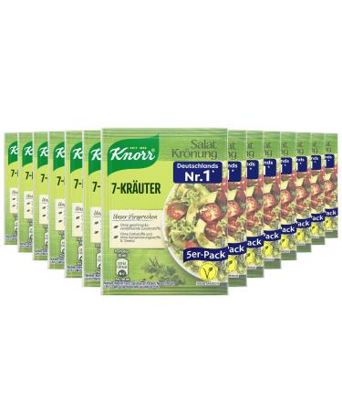 Knorr Salad Dressing 7 Herbs for a delicious salad dressing with natural ingredients* 14x 5 pack 7 herbs