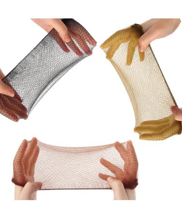 Wllhyf 30 piece of hair nets invisible elastic edges nylon hairline hair styling tools for foodservice women girls sleep dancing hair knot make