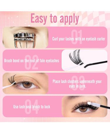 Buy Wispy Lash Clusters | 30D & 40D Individual Eyelash Extensions - 320 Pcs D Curl 9-16mm by HeyAlice - Buy Online on SooperMarket.com