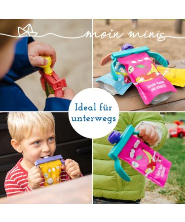 Shop Moin Minis Handle for Squeezable Fruit Bags - Universal Clip for Baby Food - International Shipping Available - Buy Online on SooperMarket.com