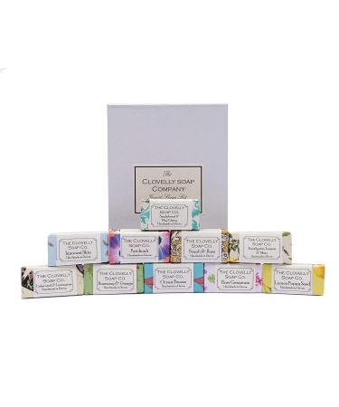 Clovelly Soap Co Mini Guest Soap Gift Set - 10 Handmade Natural Soaps | Perfect for Travel & Gifts - Buy Online on SooperMarket.com