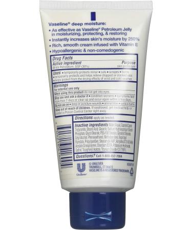 Vaseline Intensive Care Petroleum Jelly Deep Moisture 4.5 oz - Pack of 6 | Hydrating Skin Protectant - Buy Online on SooperMarket.com
