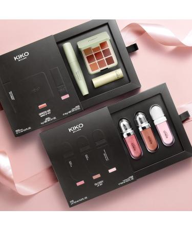 KIKO Milano Green Me Make-Up Set - Eye Palette, Volume-Enhancing Mascara & Matte Lipstick - Buy Online on SooperMarket.com