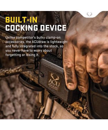 TenPoint ACUdraw Cocking Device - Easy Crossbow Cocking for All Ages & Abilities | Built-in Cocking Device with Adapters for Wicked Ridge Models - Buy Online on SooperMarket.com