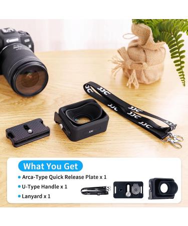JJC Collapsible Camera LCD Viewfinder 3X Magnifier Sunshade Hood with Arca-Type Plate for Canon Nikon Sony - Buy Online on SooperMarket.com
