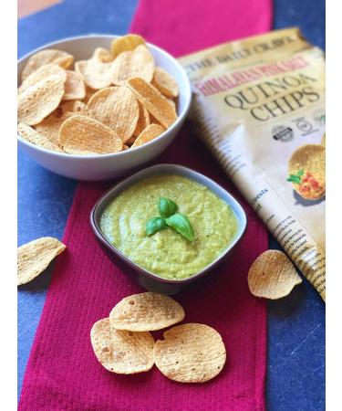 The Daily Crave Himalayan Pink Salt Quinoa Chips 4.25 Oz (Pack of 8) - Gluten-Free & Non-GMO Snack with 4g Protein and 2g Fiber - Buy Online on SooperMarket.com