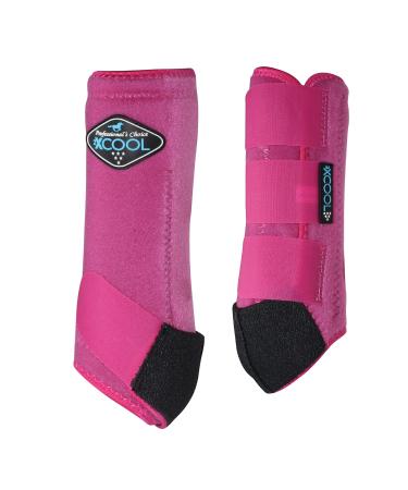 Professional's Choice 2XCOOL Sport Medical Boots 4-Pack Small Raspberry