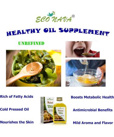 ECO NAVA | Pumpkin Seed Oil 200 ml / 6.8 fl oz | 100% Natural Extra Virgin Cold Pressed | Unrefined Raw No-GMO Vegan | Gluten-Free | Premium Food Grade | Great for Cooking & Skin Applications - Buy Online on SooperMarket.com