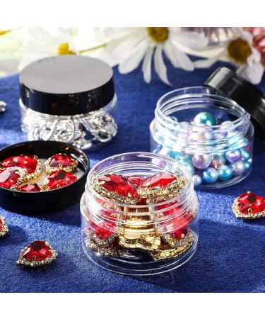 36-Piece 2 oz Black Plastic Cosmetic Jars with Inner Liners and Leak-Proof Lids - Ideal for Lotions, Ointments, and Travel Makeup Storage - Buy Online on SooperMarket.com