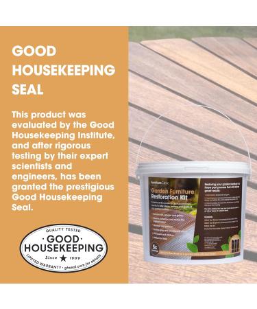 Furniture Clinic Garden Furniture Restoration Kit | Clean & Protect Outdoor Wood Patio Furniture - Teak & More - Buy Online on SooperMarket.com