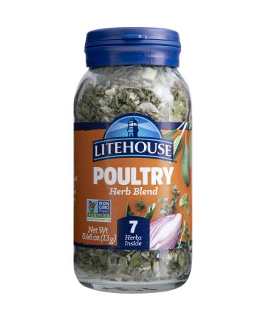Litehouse Freeze Dried Poultry Herb Blend, 0.46 Ounce 0.46 Ounce (Pack of 1)