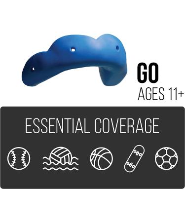 SISU GO Minimalist Sports Mouth Guard | Custom Fit for Youth/Adults | Snow White - Ideal for Basketball, Soccer, Baseball - Buy Online on SooperMarket.com