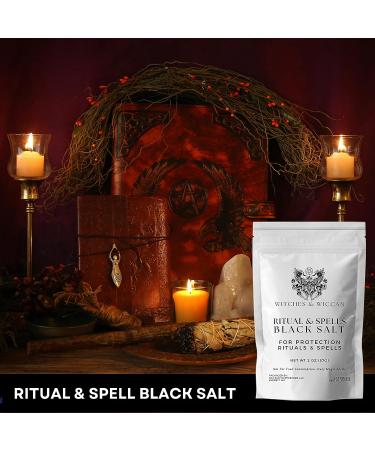 Black Salt for Protection Rituals - 2 oz Bag | Wiccan & Witchcraft Supplies - Buy Online on SooperMarket.com