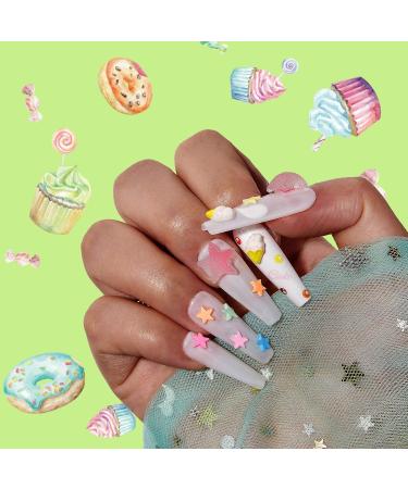 Makartt Sweet Cravings Nail Decoration Set: Nail Stickers, Glitters, Decals, 3D Decorations - Girl DIY Nails Art Kit - Buy Online on SooperMarket.com