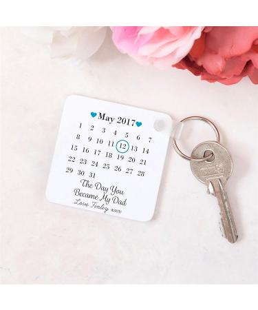 Personalized Drifting Ducks Dad Keyring - Father's Day New Baby Gift - Buy Online on SooperMarket.com