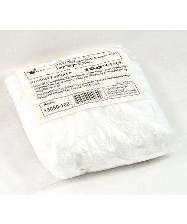 White Disposable Beard Net Covers with Elastic Bands Heavy Duty Beard Restraints Comfortable Protective Beard Masks Nonwoven Latex Free Spunbond Safe & Clean Work Environment 100 PC Beard Net Stretchable Fits All 100 Pieces - Buy Online on SooperMarket.com