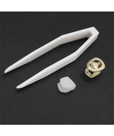Teeth Brace Decoration Hip Hop Teeth Decoration Copper 2 Single for Concert for Party(gold) - Buy Online on SooperMarket.com