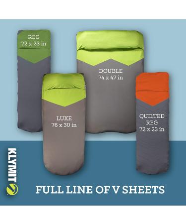 Klymit V Sheet for Static V Sleeping Pad - Regular Size (23x72 In) | New Arrival - Buy Online on SooperMarket.com