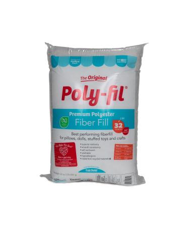 Fairfield Poly Fil Premium Fiber Fill, 32-Ounce