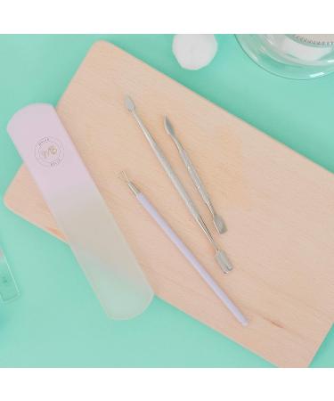 Malva Belle Gel Nail Polish Remover Tool & Cuticle Pusher - Stainless Steel - Stocking Filler for Women - Nail Scraper for Gel UV & Shellac Nails - Buy Online on SooperMarket.com
