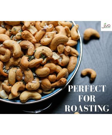 Jiva Organics Raw Organic Cashews - 2lb Bag (Whole) | Pack of 1 - Buy Online on SooperMarket.com