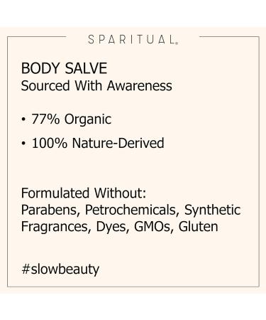SpaRitual Vegan Body Salve - Earl Grey | Nourishing & Hydrating | Eco-Friendly Skincare - Buy Online on SooperMarket.com