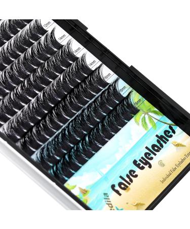 Shop Mixed Cluster Eyelashes - DIY D Curl Individual Lashes 10-12-14-16mm | 0.07mm Thickness | International Shipping - Buy Online on SooperMarket.com
