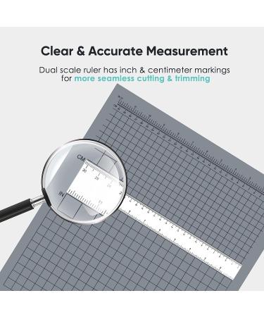 Paper Cutter Hmseng A4 Paper Trimmer with Safety Guard  12" Cut Length Paper Cutting Board  Guillotine Trimmer with 16 Sheets Capacity Paper for Scrapbooking Craft  Paper  Coupon  Label  Cardstock Gray - Buy Online on SooperMarket.com