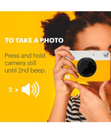Kodak Printomatic Digital Instant Camera - Grey | Full Color Prints on ZINK 2x3 Photo Paper - Buy Online on SooperMarket.com