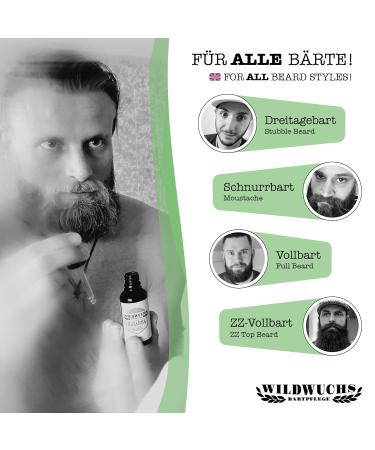 Buy Bart l Havana - Natural Vegan Beard Oil for Softness & Healthy Growth | Wildwuchen Bartpflege (30ml) - Buy Online on SooperMarket.com