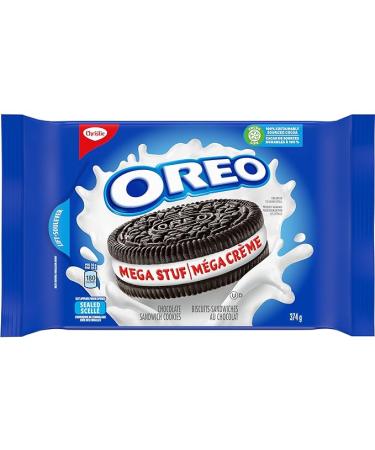 Oreo Mega Stuf Cookies Imported from Canada 374g 3.2 oz 