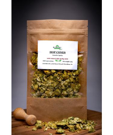 Hops Tea Whole Leaf Tea Dried Herb 30g - Hop Cone Relax Calm - Humulus Lupulus - Herbal Remedies by J. - chmiel szyszki