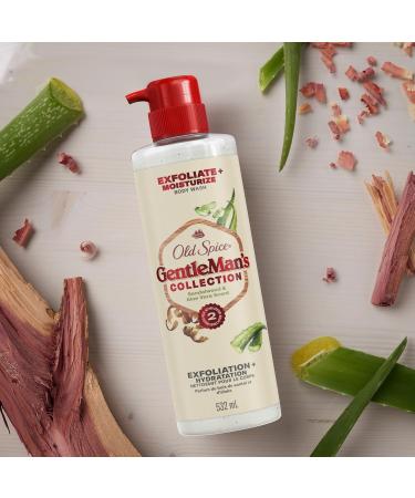 Old Spice GentleMan's Collection Exfoliating Body Wash Sandalwood & Aloe Vera 532 ml - Buy Online on SooperMarket.com